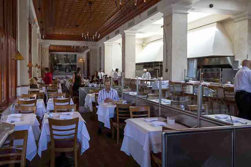 Dining at Il Fornaio
