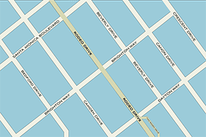 Rodeo Drive Map.