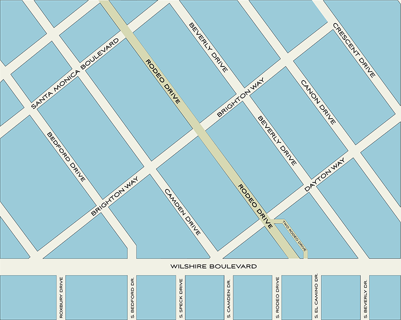 Rodeo Drive Map